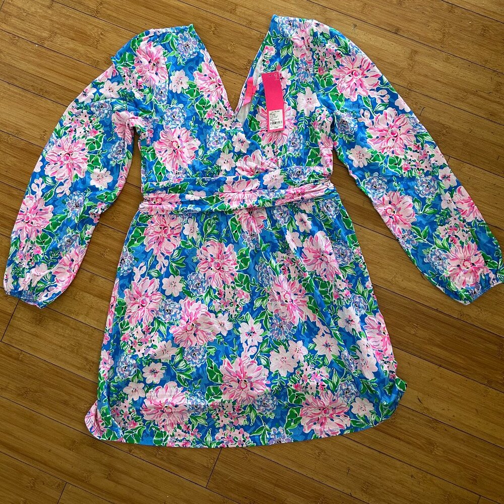 Lilly Pulitzer Riza Long Sleeve Romper Sz L